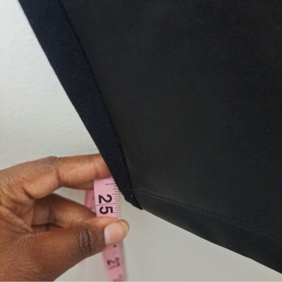 Old navy mixmedia leather front cotton back pull on pants sz XLP - Picture 5 of 5